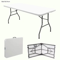 Table d'étude pliable, table basse et chaise pliantes d'extérieur pour événements, ensemble table et chaises pliantes de salle à manger d'extérieur