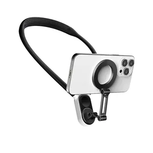 Black Neck Holder Mount for Action Camera Suitable Gopro for 10/11/8/6/3/2 Phone Silicon Neck mount Outdoor Stand 305