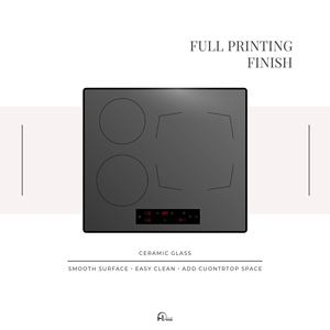 600mm 3 khu vực bếp cảm ứng được xây dựng trong cho Countertop đung với maxizone - Product Image 1