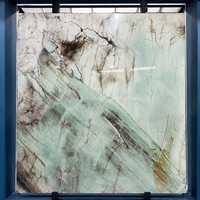Dalle de quartzite Cristallo Tiffany de qualité supérieure pour plan de travail de cuisine, îlot, dessus de meuble-lavabo et pierre intérieure sur mesure