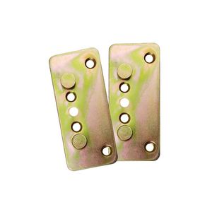 Sturdy 90mm Zinc Plated Metal Bed Frame Hardware Brackets for Bedroom <b>Furniture</b> for Slat Application - Product Image 4