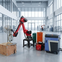 Bras robotique industriel à 6 axes, robot d'automatisation CNC, manipulateur pour soudage, découpe, manutention, assemblage, emballage, haute performance