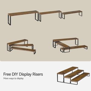 Stile Vintage portaspezie marrone <span class=keywords><strong>cucina</strong></span> in legno portaspezie Display montante per feste organizzatore di condimenti - Product Image 2