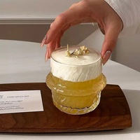 Hutförmiges Glas-Trinkgefäß 260ml Kreatives Geripptes Eiskaffee-Glas Whiskey-Cocktailglas für Saft Getränke Bar Restaurant