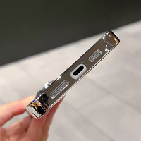 Funda Transparente de PC con Recubrimiento Electrolítico y Carga Inalámbrica Magnética para iPhone 17 Pro Max 16 15 14 13 12 11 XS, Venta al Por Mayor