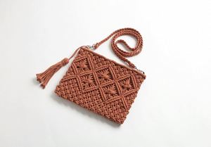 Nouvel Arrivage – Sac Bandoulière Designer pour Femme, Pochette Faite Main en Corde de Coton Tendance, Sacs à Main avec Fermeture Éclair pour Dames - Product Image 3