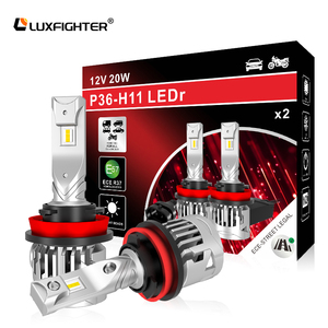 Bombilla <span class=keywords><strong>LED</strong></span> para Faros Delanteros LUXFIGHTER P36 H11, 6000K, 2700LM, 40W, IP65, Resistente al Agua, Repuesto para Automóvil, Blanco Frío, Ventilador de Enfriamiento de Aleación de Zinc, ECE <span class=keywords><strong>R37</strong></span> - Product Image 6