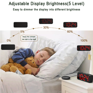 Reloj <span class=keywords><strong>despertador</strong></span> <span class=keywords><strong>para</strong></span> <span class=keywords><strong>sordos</strong></span> con vibración, anillo vibrador, atenuador de rango completo, Extra fuerte, 2023 - Product Image 3