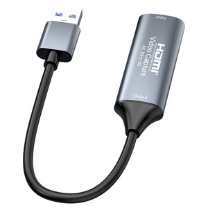 Tarjeta de captura de video para juegos HDMI portátil USB3.0 Compatible para transmitir en Windows Android MacOS con <span class=keywords><strong>VLC</strong></span> OBS Amcap - Product Image 4