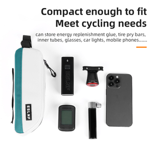 ESLNF Bicycle Top Tube <span class=keywords><strong>Bag</strong></span> Portátil Ciclismo Front Frame Triângulo Saco de Bicicleta Leve MTB Road <span class=keywords><strong>Bike</strong></span> Acessórios - Product Image 5