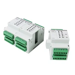 Les unités terminales distantes Acrel ARTU100-K16/CE Interface Ethernet RJ45 transmettent les signaux collectés au rail din d'arrière-plan