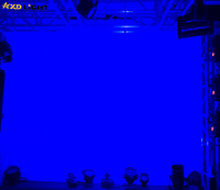 Lampu Par LED Aluminium 18 buah, cahaya panggung Aluminium LED kekuatan tinggi 6 dalam 1 RGBAL UV DMX512 dengan pilihan CTO hemat biaya DJ Disco Par