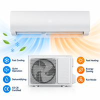 AC Split Inverter Hemat Energi Bersertifikasi CE CB Tipe Dinding Untuk Rumah dan Ruang Komersial