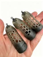 Cage à appâts pour la pêche à la carpe Continental Rocket avec hameçon pivotant, porte-appâts lesté, accessoires de pêche à la mouche