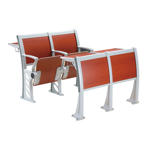 Escritorios y Sillas Escolares Masao, Hilera de Sillas con Estructura Metálica y Madera Sólida, para Estudiantes de Primaria y Secundaria - Product Image 3