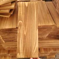 Panneau en bois massif carbonisé à la flamme brûlée à température 195/212 pour étagère murale/décoration/meubles/artisanat