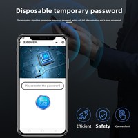Coffre-fort intelligent Onnais tout en acier à encastrer pour la maison ou le bureau, accès par empreinte digitale et mot de passe, antivol