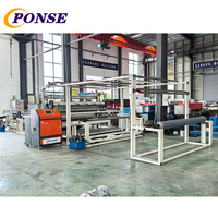 Machine de laminage automatique de tapis et de moquettes à colle thermofusible Ponse