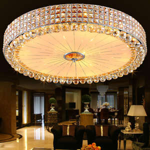 Zeal Lighting ip33 luz colgante de techo led redonda cristal moderno para hotel restaurante sala de estar - Product Image 2