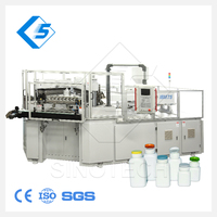 Servo économie d'énergie IBM petit plastique PP HDPE liquide flacon compte-gouttes moulage par injection-soufflage prix des machines de moulage