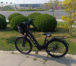 Bicicletta Elettrica Eurobike Snow in Lega di Alluminio, Pneumatici Fat da <span class=keywords><strong>28</strong></span>'', Freno a Disco, Motore Centrale Elettronico 500W, 7 Velocità, Batteria Rimovibile per Tutti i Terreni - Product Image 3