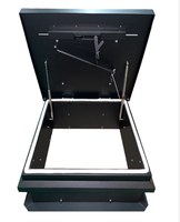 LongTai 2024 nouvelle trappe de toit en aluminium porte de trappe la plus vendue porte noire élégante ISO 9001 produits actifs meilleur vendeur