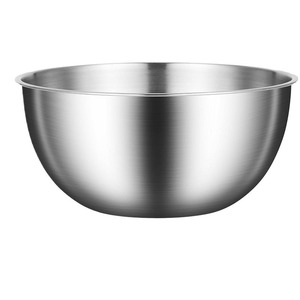 Bol mélangeur en acier inoxydable 304 de qualité alimentaire pour la pâtisserie, le pétrissage de la pâte et la cuisson, avec couvercle - Product Image 5