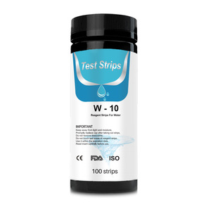 แผ่นทดสอบคุณภาพน้ำวานเฉิง ไบโอเทคโนโลยี 10 พารามิเตอร์ 50 100 แผ่น ตรวจวัดหลายพารามิเตอร์ ใช้สำหรับสระว่ายน้ำ - Product Image 2