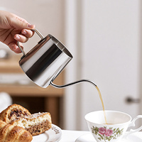 Set Pembuat Kopi Pour Over dengan Grinder Manual Keramik, Teko Gooseneck 350ml, Dripper Kaca, Server, Filter, Termometer, dan Perlengkapan Hadiah