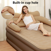Matelas pneumatique OEM avec pompe intégrée pour un confort constant, série Standard, oreiller de luxe, pliable