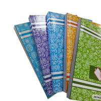 Fournitures scolaires bon marché, impression personnalisée, cahier relié 288 pages, format A5, cahier d'exercices pour le Congo