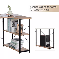 Vente en gros personnalisable bureau d'étude moderne table en bois MDF réglable avec métal de la Chine pour un usage domestique