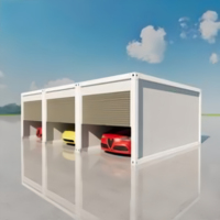 Garage modulaire de 10 pieds et 20 pieds, garage de stockage préfabriqué personnalisable
