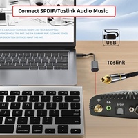 Câble adaptateur USB Type C Toslink femelle SPDIF, câble audio USB C vers SPDIF PCM à fibre optique