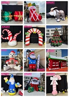 Énorme sucette géante gonflable personnalisée pour Noël, décoration de Noël, accessoire de présentation pour entrée de Noël