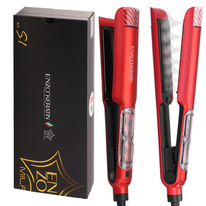 ENZO <span class=keywords><strong>S1</strong></span> Profesional Salon Planchas De Cabello Vapor Infrarrojo Nano Dispositivo De Pulverización De Humedad Plancha Plana Rizada Pelo Liso - Product Image 1