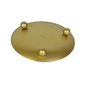 Bougeoir pilar en métal doré avec une épingle pour fixer la <span class=keywords><strong>bougie</strong></span> et 3 pieds pour le bougeoir quotidien de mariage de Noël - Product Image 4