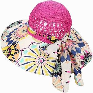 <span class=keywords><strong>Chapeau</strong></span> de <span class=keywords><strong>paille</strong></span> à large bord imprimé fleurs style bohème, <span class=keywords><strong>chapeau</strong></span> Fedora de plage pour filles, <span class=keywords><strong>chapeau</strong></span> de soleil pour femmes - Product Image 5