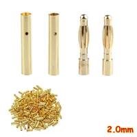 Connecteur à fiche banane 2mm 3.5mm 4mm 5.5mm 6.0mm 8.0mm avec matériau de contact en laiton mâle à femelle Application d'alimentation broche banane