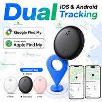 Étiquette intelligente anti-perte étanche IP67 compatible avec Apple Find My et Google Find My Device, traceur Bluetooth