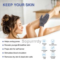 Gants de Bain Personnalisés avec Logo - Gants Exfoliants en Nylon Doux pour le Nettoyage Complet du Corps, Souples, Durables, Ajustement Élastique, Faciles à Nettoyer