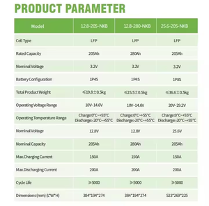 NUUKO-Sistema Solar de Almacenamiento de Energía PARA EL Hogar, Batería de Iones de Litio de Plomo-Ácido, Eficiente, 25,6 V, 205A, 2.64KWh - Product Image 4
