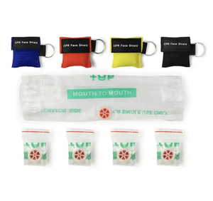 Mascarilla de RCP de Emergencia con Protector Facial, Herramientas Profesionales de Rescate al Aire Libre, Llavero con Mascarilla de Reanimación - Product Image 2