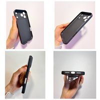 Casing TPU Silky Matte untuk 17 16 15 Pro Max, Sentuhan Lembut Anti-Sidik Jari Anti-Selip Slim Fit, Perlindungan 360 Tahan Banting