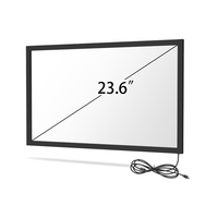 GreenTouch 23.6 pollici schermo di tocco di IR overlay kit pannello A Infrarossi multi touch cornice dello schermo per il CHIOSCO ATM POS Monitor touch