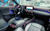 ICarsin para Mercedes-Benz Clase A W177 2018-2024, Actualización de Luz Ambiental, Tira de Luz LED Dinámica y Colorida, Kit de Iluminación Interior para Automóvil