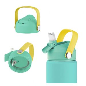 Nueva Botella de Agua Infantil de Acero Inoxidable de Doble Pared de 12 oz con Logotipo Personalizado, para la Escuela, con Tapa y Pajita, 2023 - Product Image 5