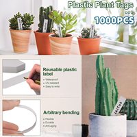 Étiquettes de plantes Étiquettes de plantes en plastique Étiquette de jardin de pépinière Marqueur de pot Étiquette de piquet de jardin Fleurs Verdure Étiquette de plante en plastique étanche