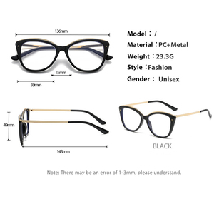 2026年最新 パーソナリティ調光ブルーライトカットメガネ カスタムロゴ メタル ユニセックス フルフレーム レトロ眼鏡 - Product Image 5