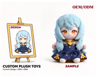 Peluche personnalisée, personnage d'anime mignon, jouet en peluche doux pour collection